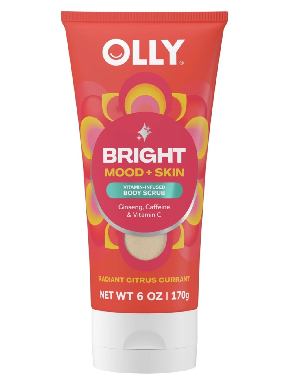 OLLY Bright Mood + Skin Vitamin-Infused Body Scrub - Radiant Citrus Currant
